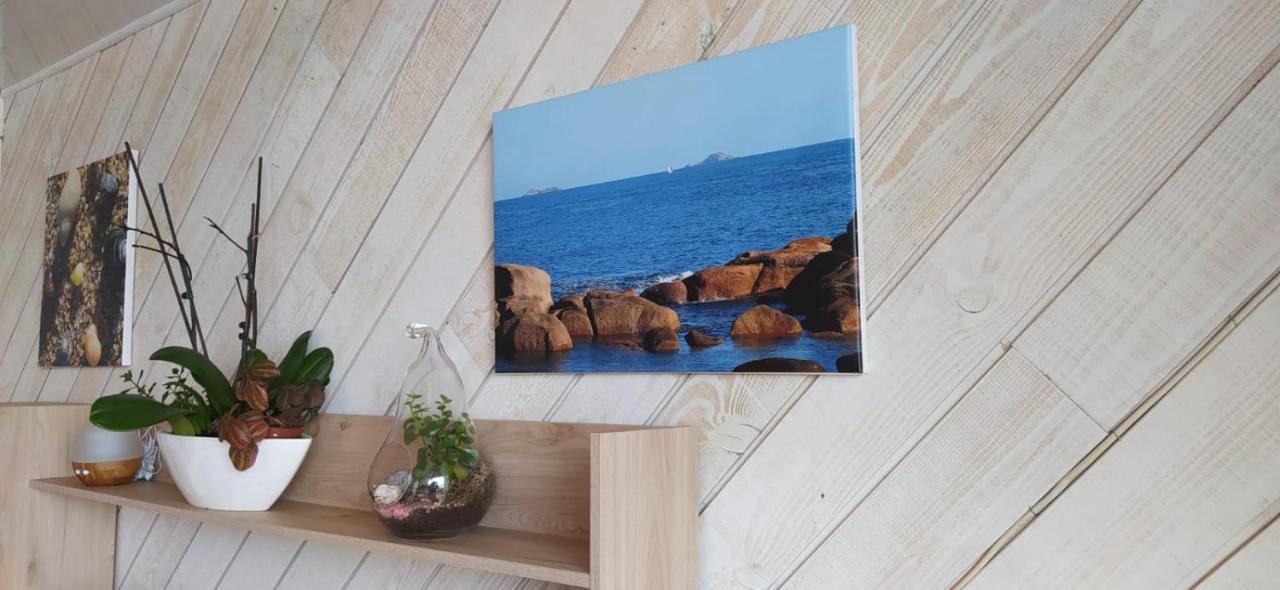Appartement Vue Mer, Rdc, Plage De Trestrignel Perros-Guirec Eksteriør billede